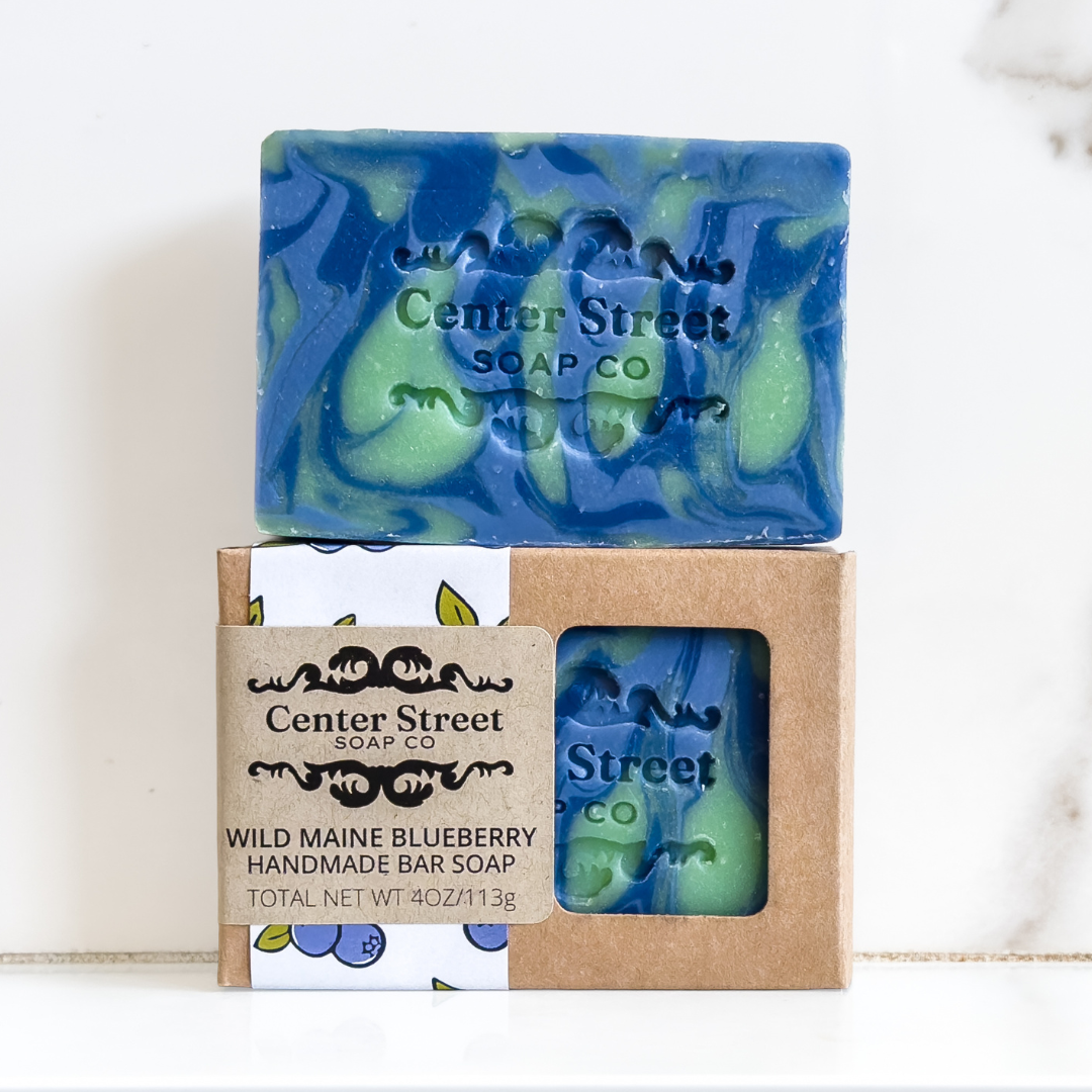 Wild Maine Blueberry Handmade Soap Bar (4oz)