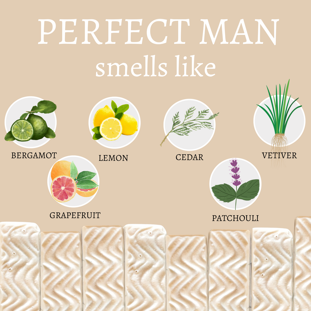 What Perfect Man Handmade Soap Bar Smells Like by Center Street Soap Co.