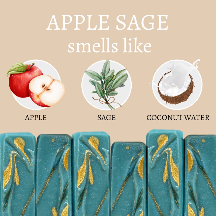 Apple Sage Handmade Soap Bar (4oz)