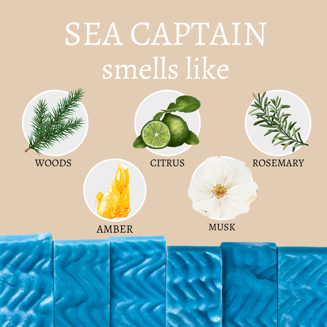 Sea Captain Handmade Soap Bar (4oz)