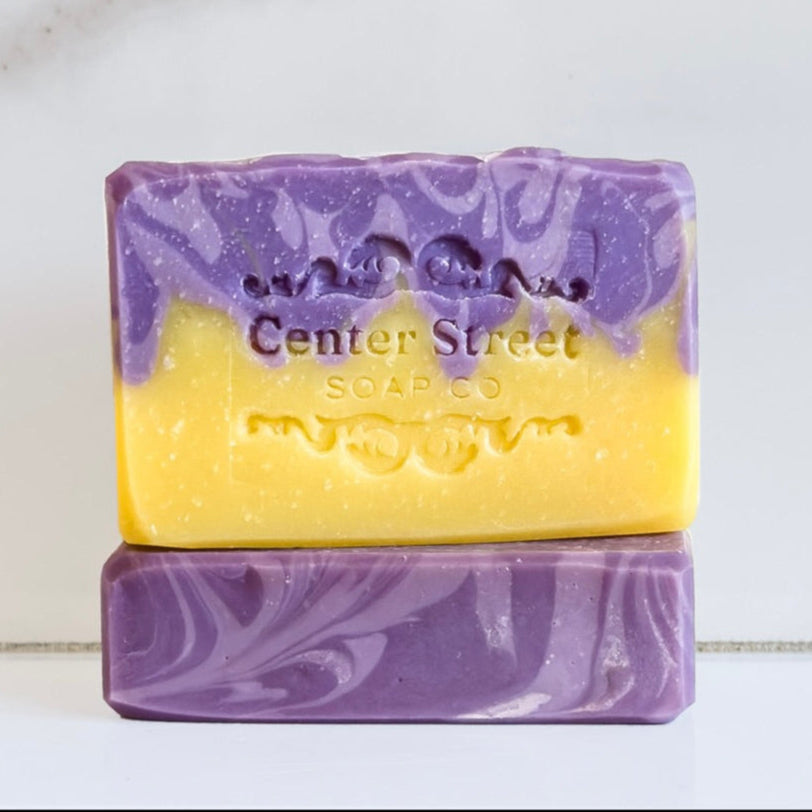 Center Street Soap Co. Lavender and Lemongrass Handcrafted Soap