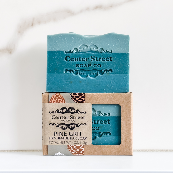 Pine Grit Handmade Soap Bar (4oz)