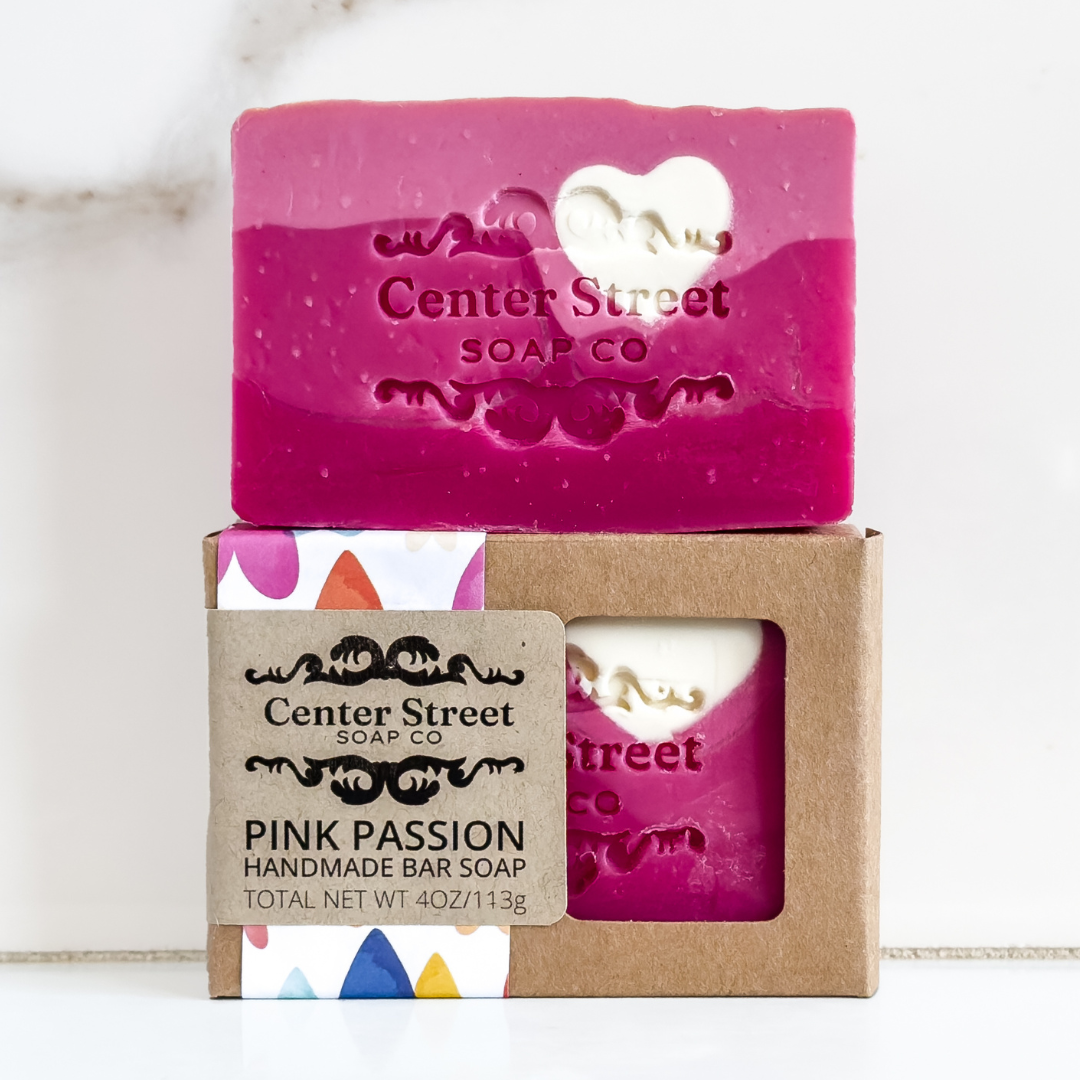 Pink Passion Handmade Soap Bar (4oz)