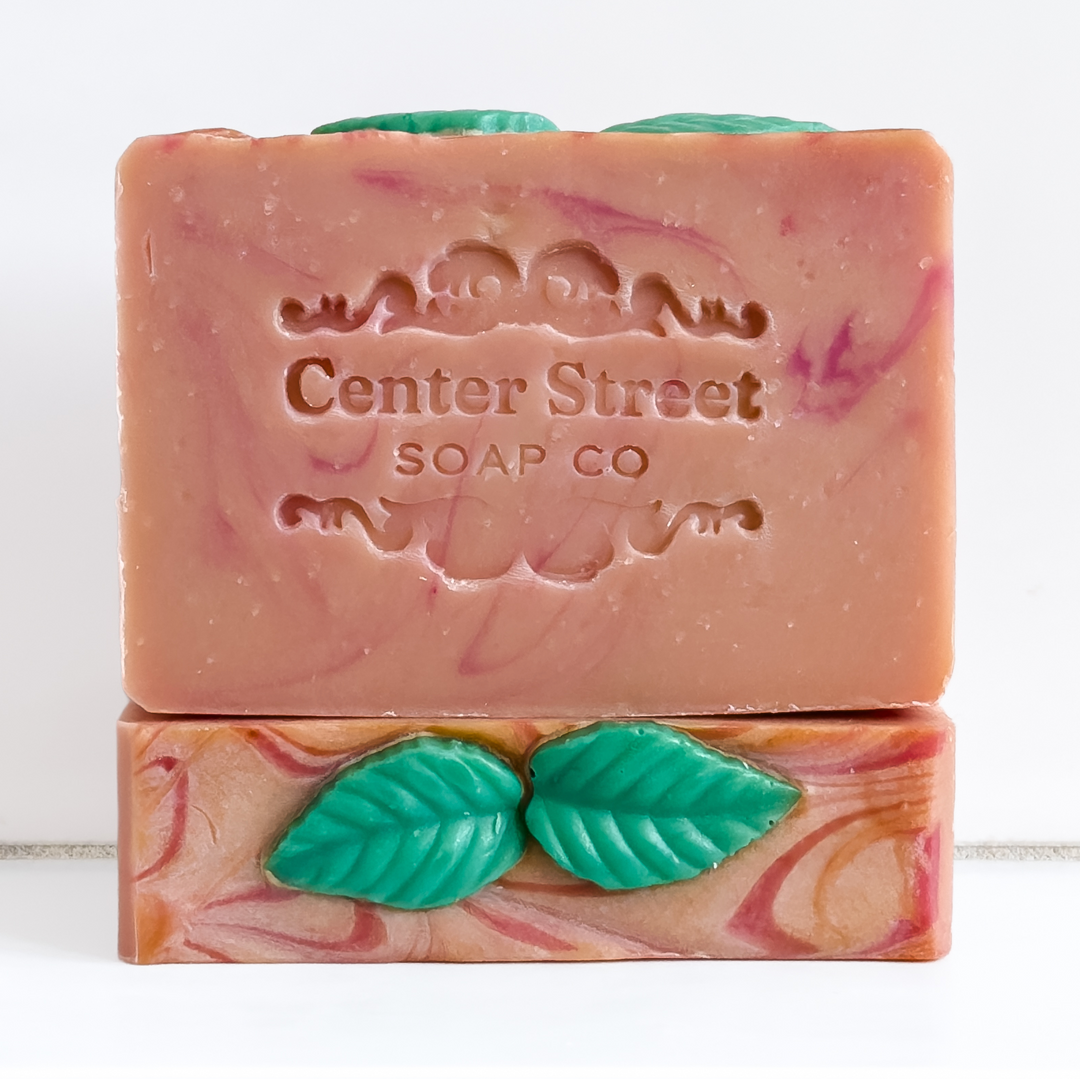 Sweet Peach Handmade Soap Bar by Center Street Soap Co.