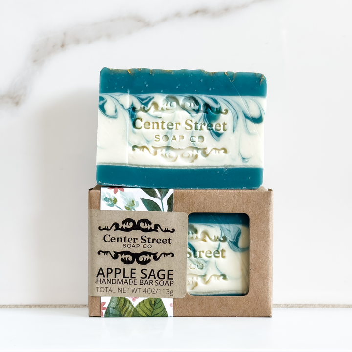 Apple Sage Handmade Soap Bar (4oz)