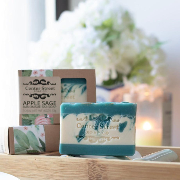 Apple Sage Handmade Soap Bar (4oz)
