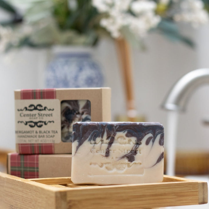 Bergamot and Black Tea Handmade Soap Bar (4oz)
