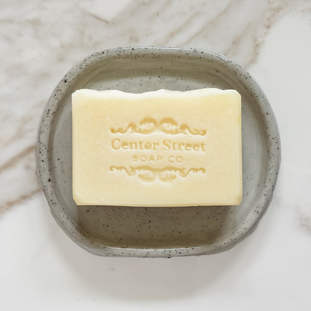 MODERN GRAY Ceramic Soap Dish
