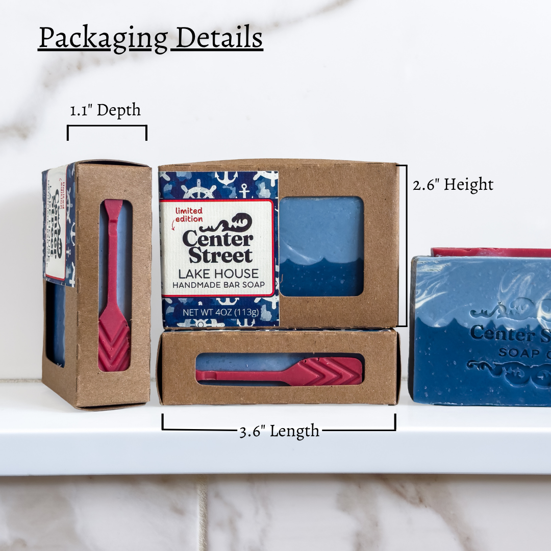 Boxed Lake House Handmade Soap Bar by Center Street Soap Co.