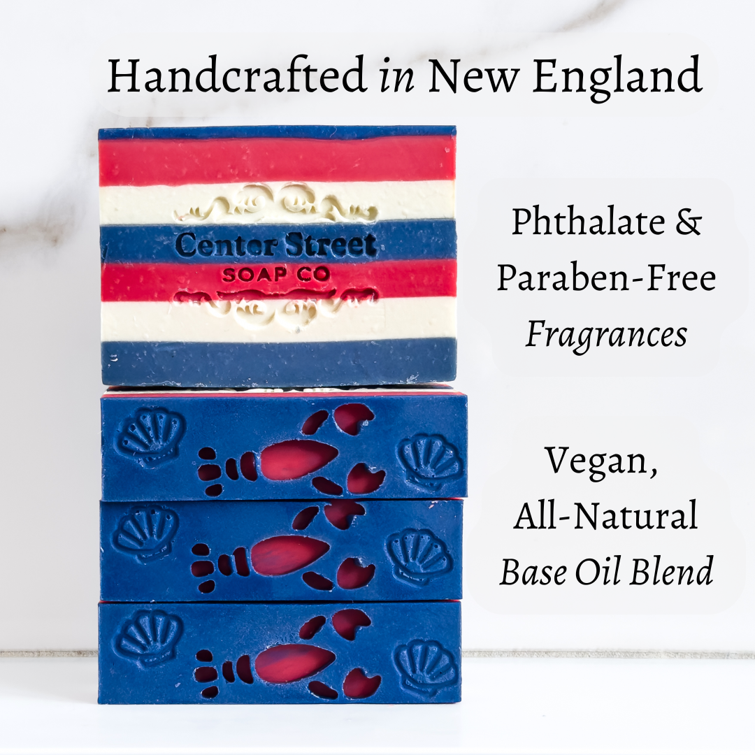 New Englander Handmade Soap Bar by Center Street Soap Co. Handcrafted in New England