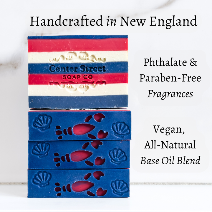 New Englander Handmade Soap Bar by Center Street Soap Co. Handcrafted in New England