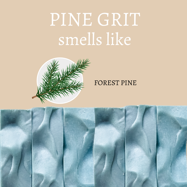Pine Grit Handmade Soap Bar (4oz)