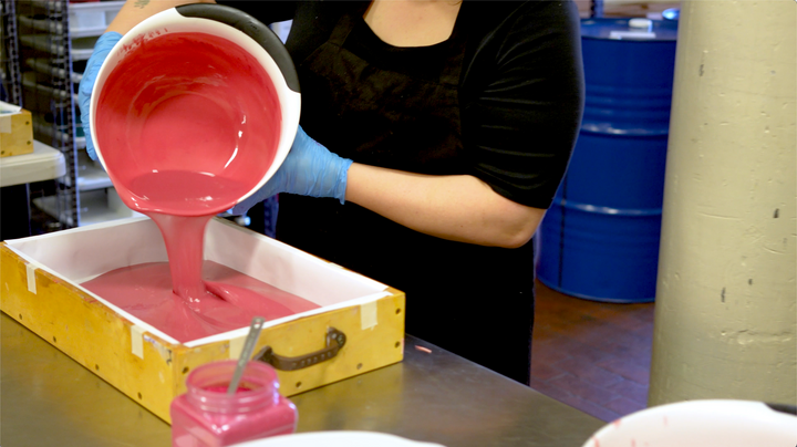 Behind the scenes: Center Street Soap Co. Making Pink Passion Valentine&
