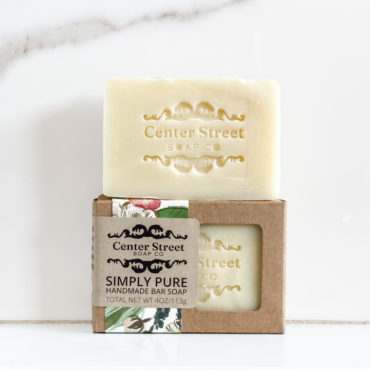 Simply Pure, All-Natural &amp; Unscented, Handmade Soap Bar (4oz)